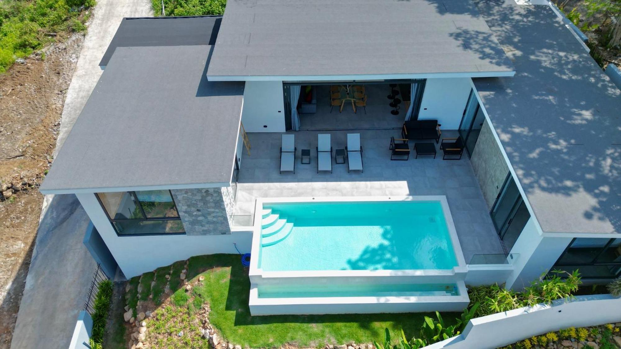 Baan Saint-Tropez Seaview Villa Ko Samui Private Villa ボプート エクステリア 写真