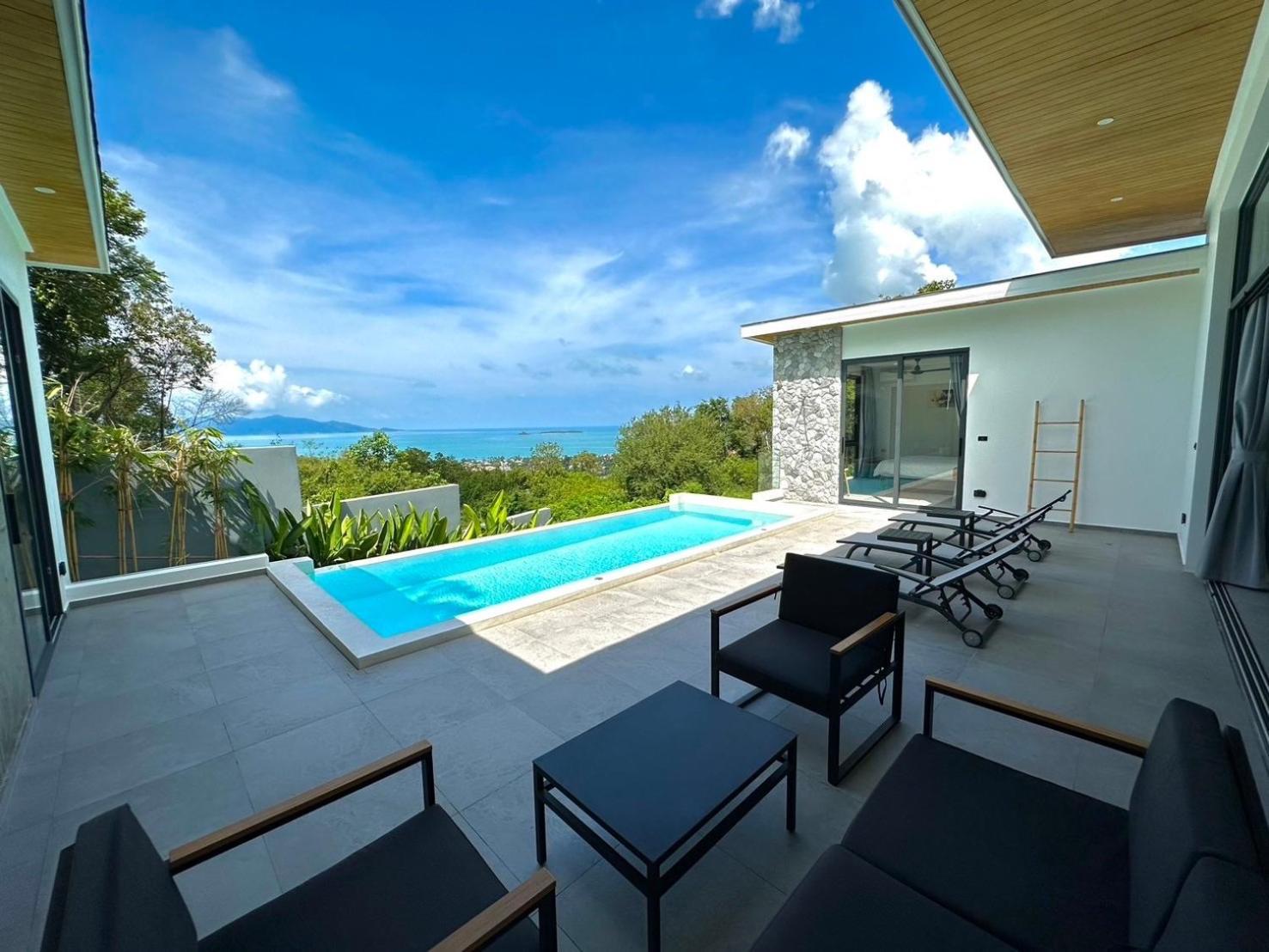 Baan Saint-Tropez Seaview Villa Ko Samui Private Villa ボプート エクステリア 写真