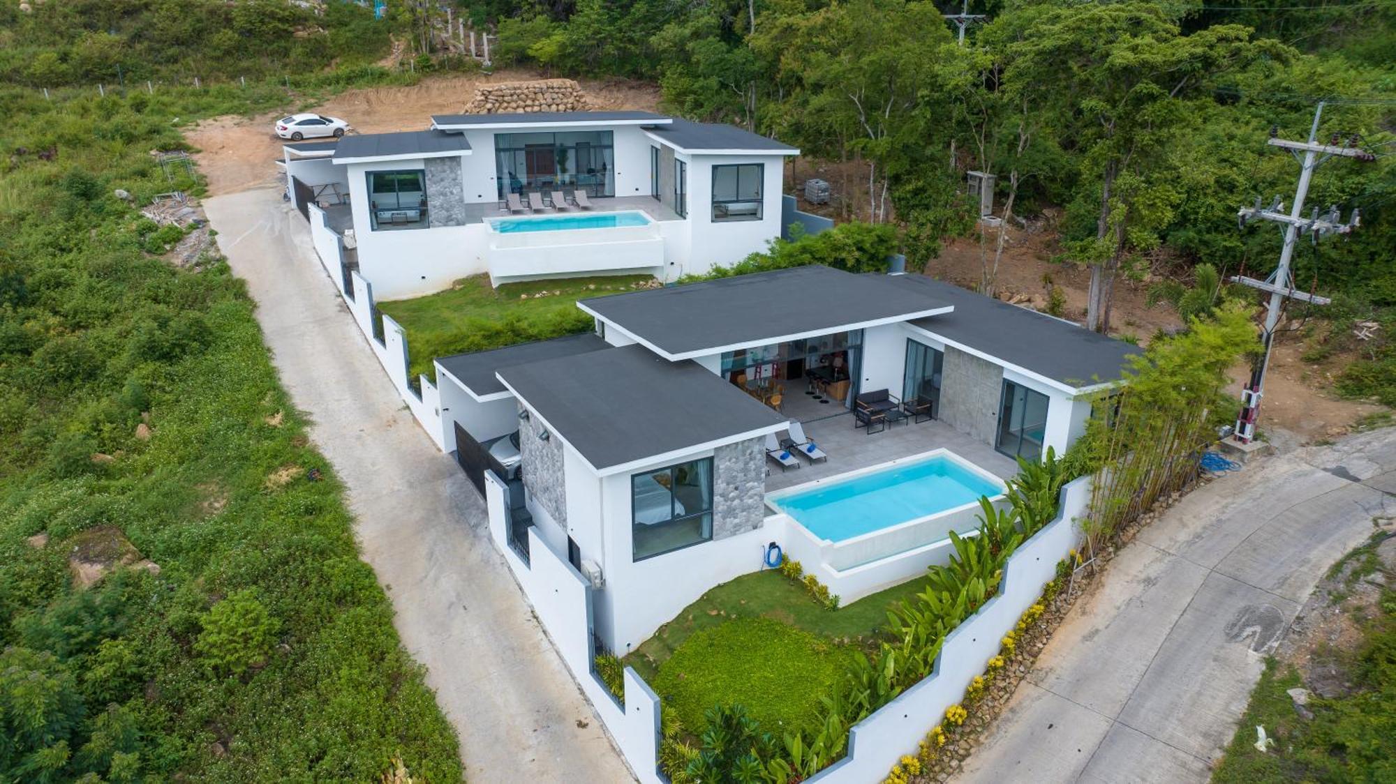 Baan Saint-Tropez Seaview Villa Ko Samui Private Villa ボプート エクステリア 写真