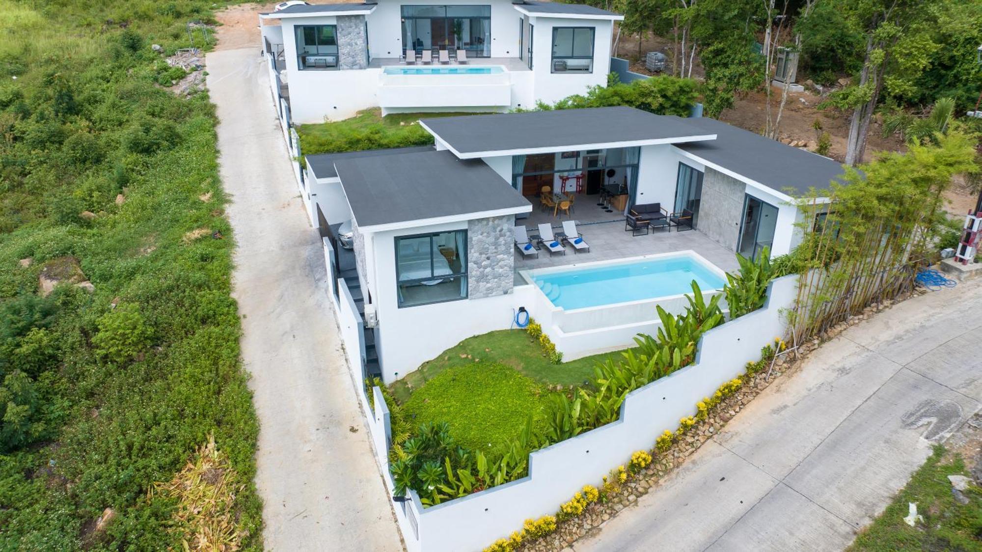 Baan Saint-Tropez Seaview Villa Ko Samui Private Villa ボプート エクステリア 写真