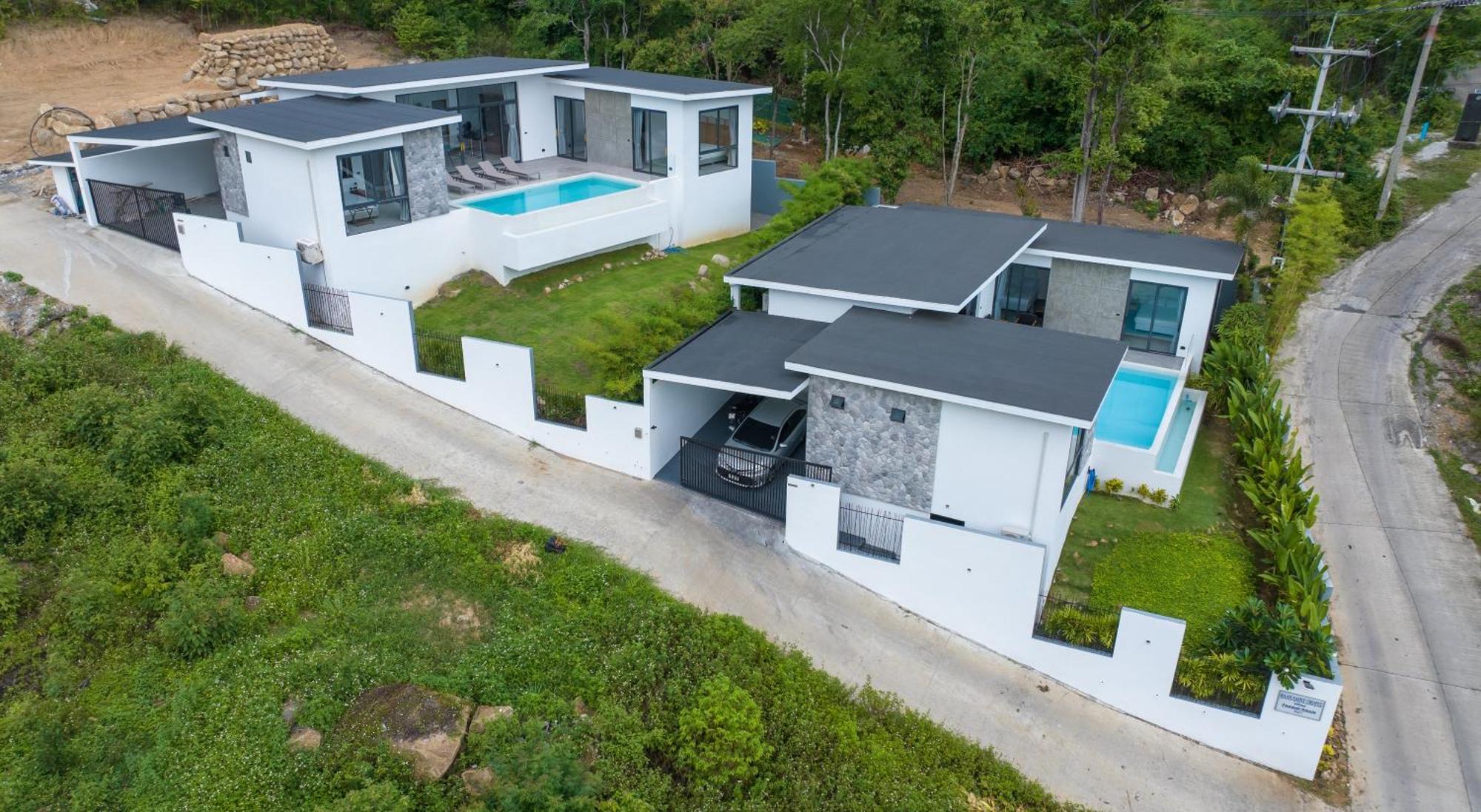 Baan Saint-Tropez Seaview Villa Ko Samui Private Villa ボプート エクステリア 写真