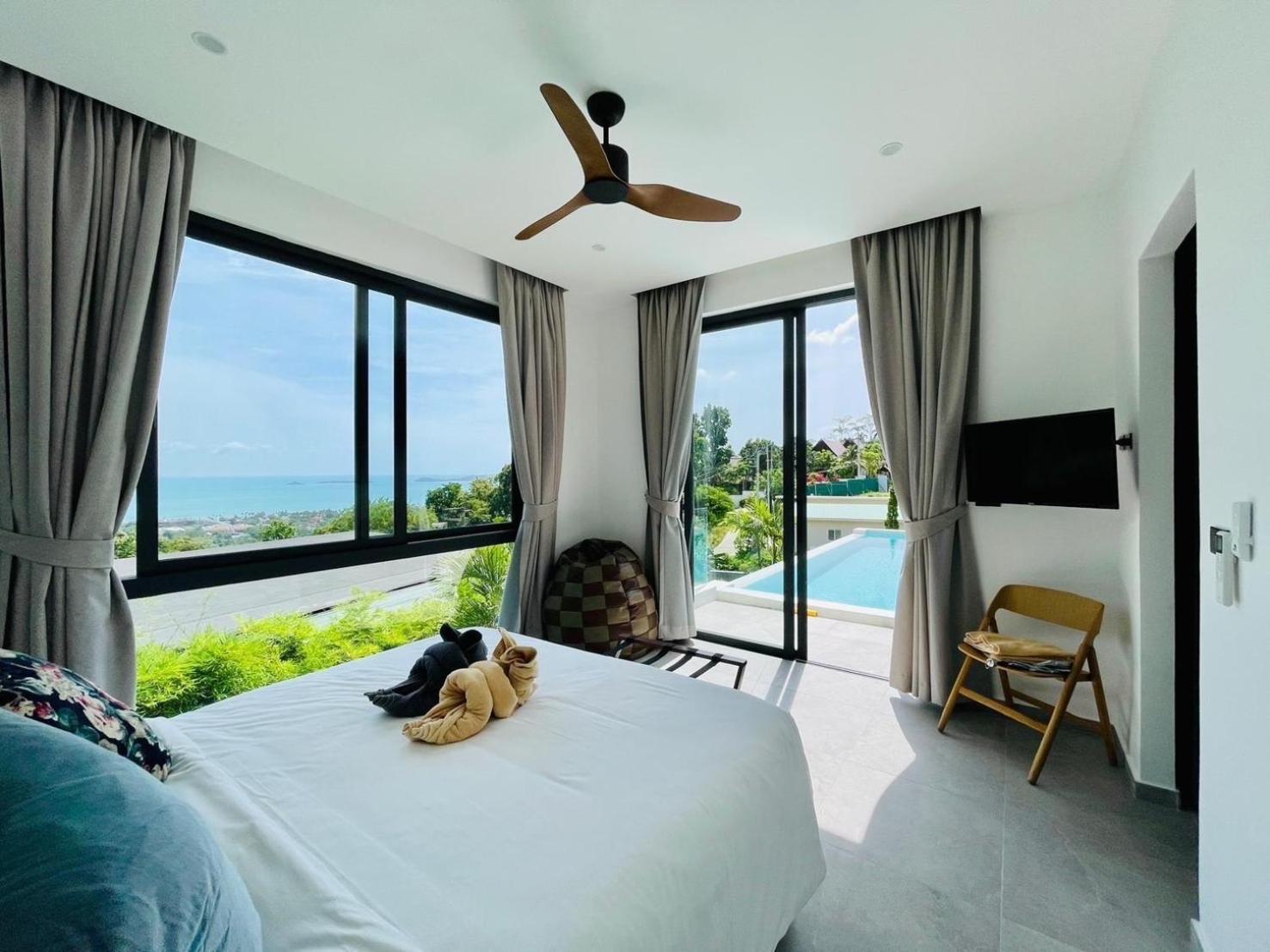 Baan Saint-Tropez Seaview Villa Ko Samui Private Villa ボプート エクステリア 写真